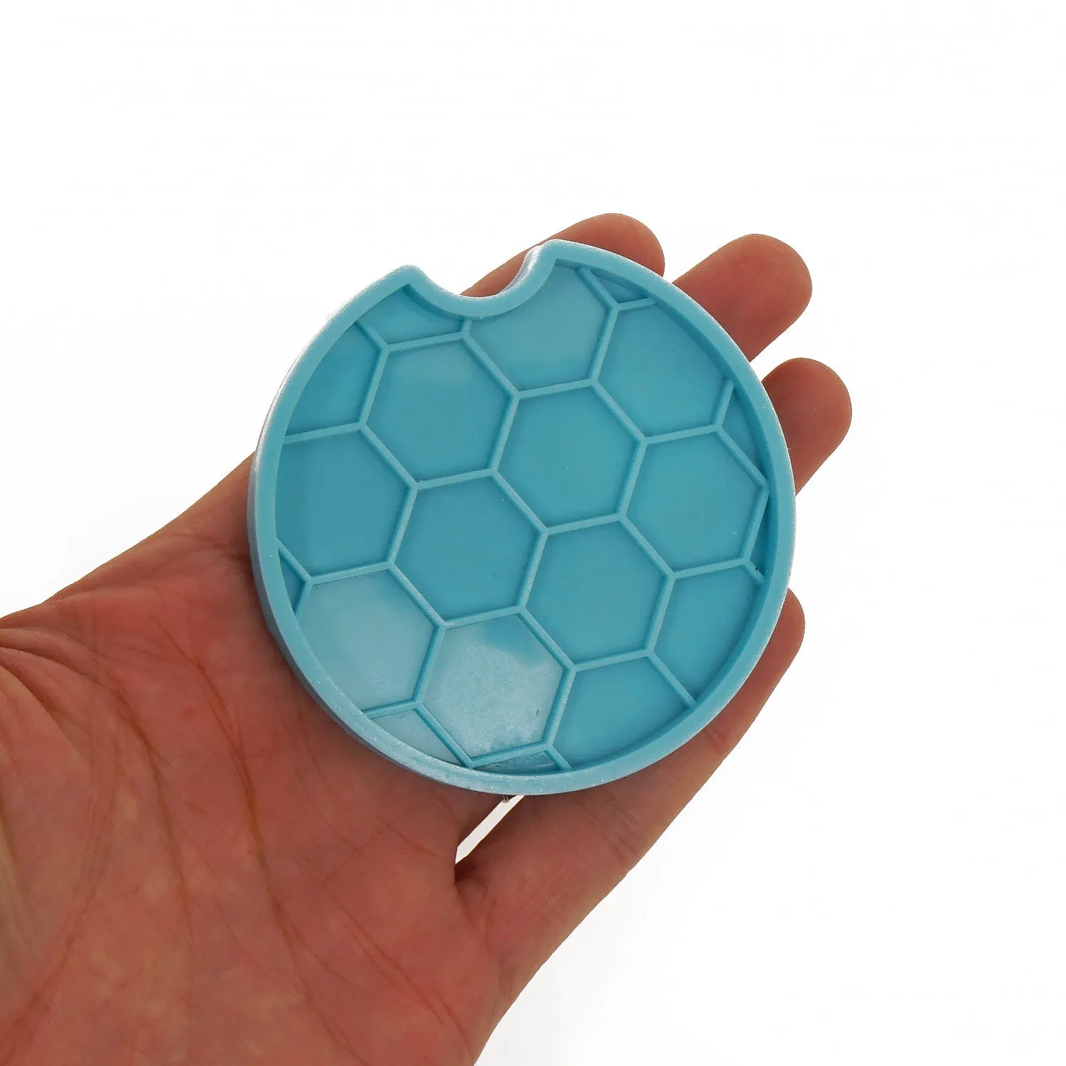 1 piece Blue Silicone Car Cup Coaster Mold Football Shape Coaster Molds DIY Hand Craft Gift 10364158