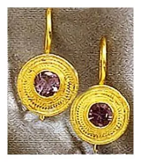 14k Cadiz Amethyst Earrings