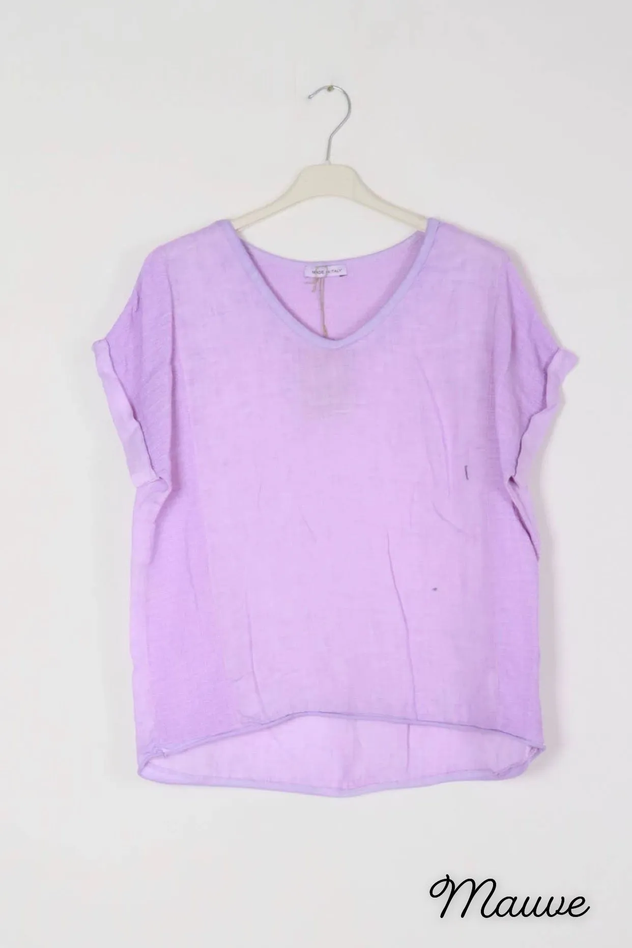 651 Textured Linen Gauze Top