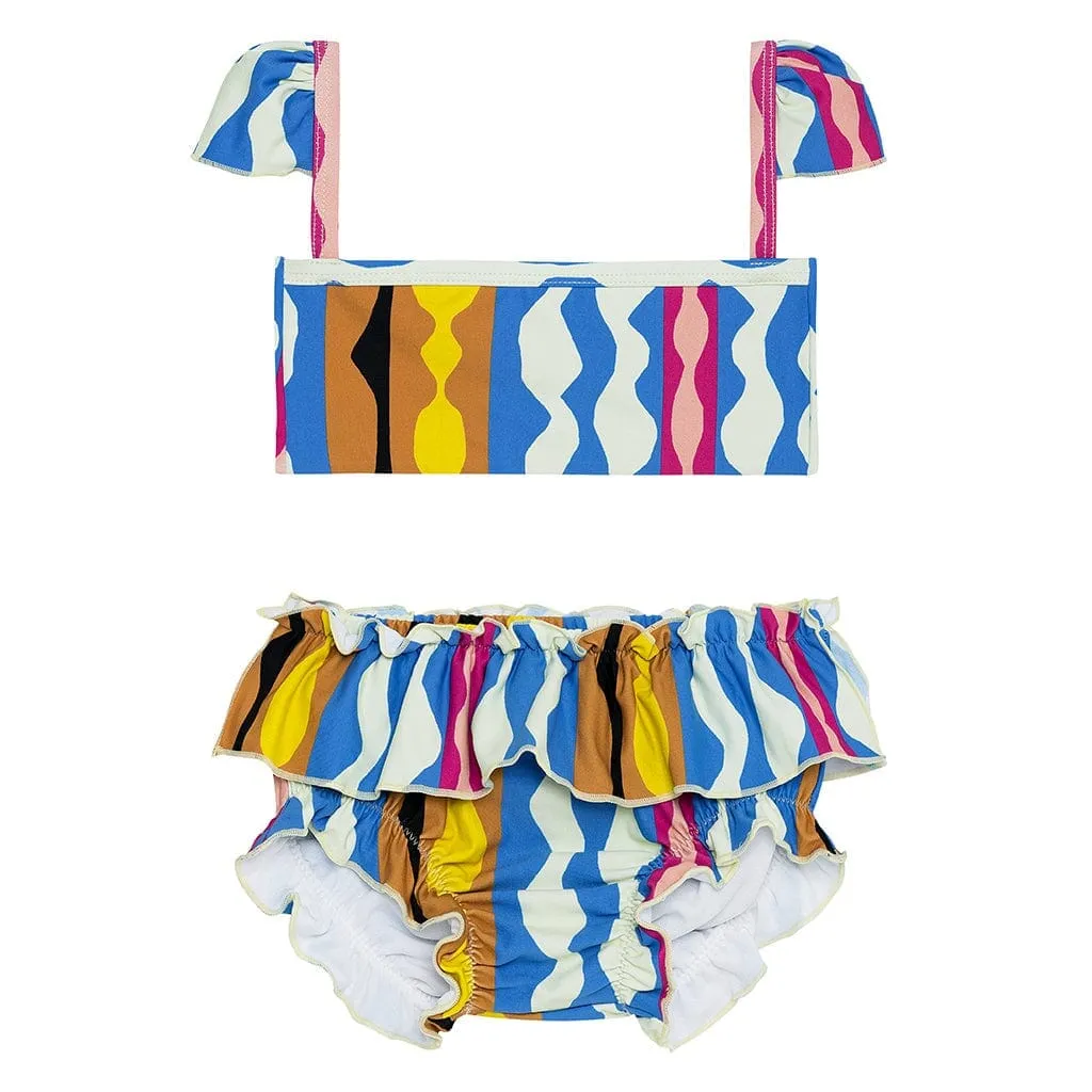 Abstract Mini Cabana Bikini Set