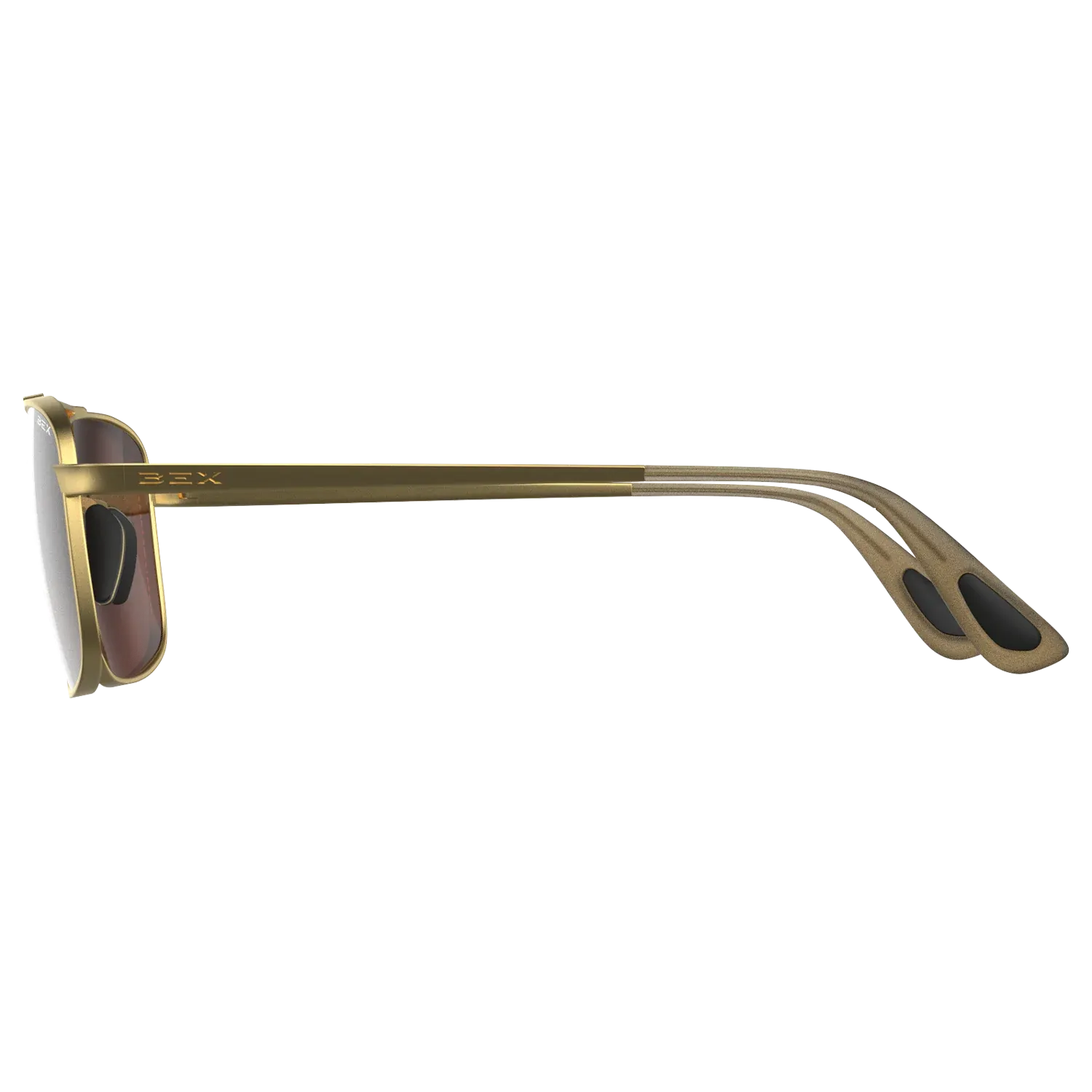 ACCEL GOLD/BROWN/SILVER SUNGLASSES