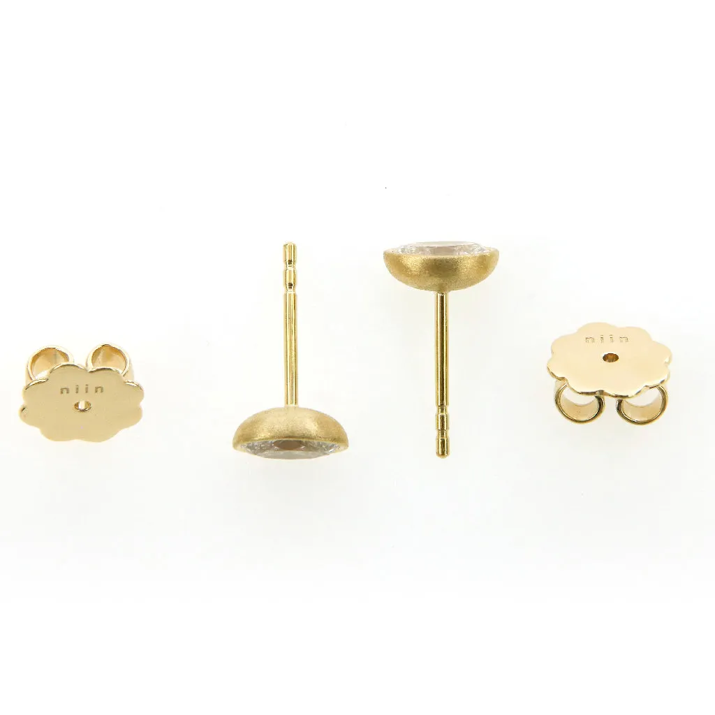 Api Sparkle Oval Studs