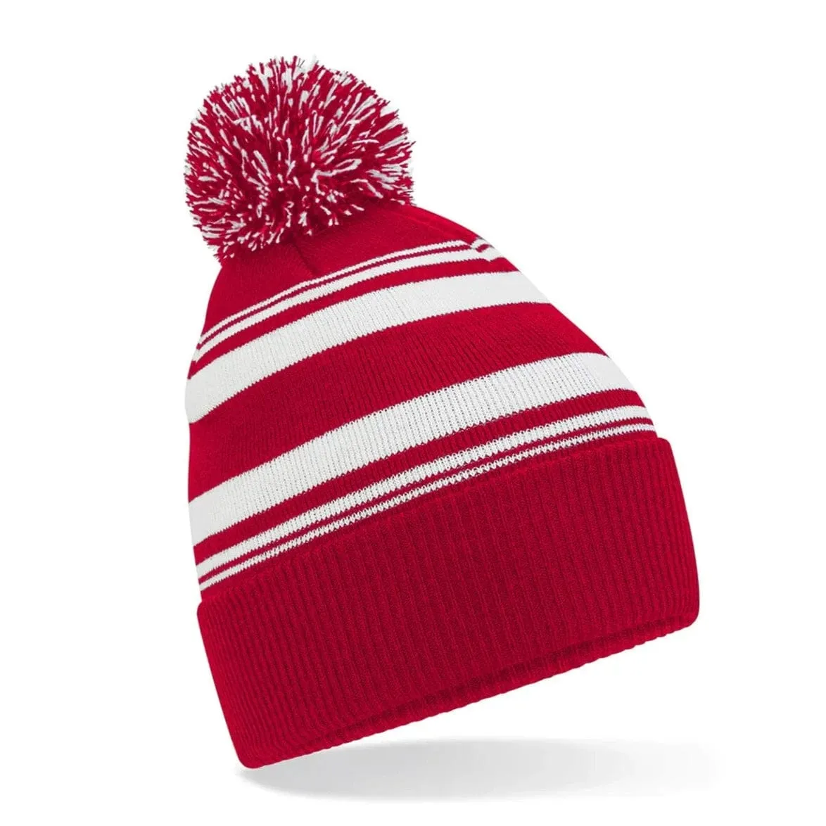 Beechfield Striped Fan Beanie