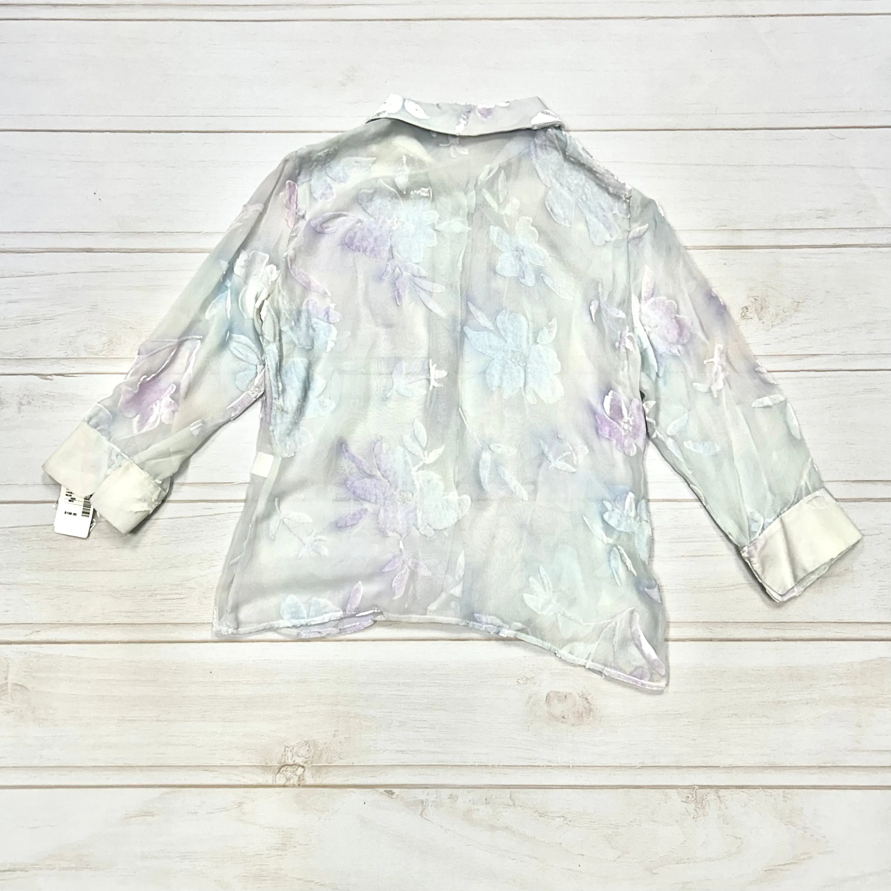 Blouse Long Sleeve By White And Warren  Size: M