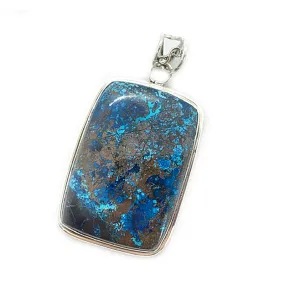 Blue Azurite Bohemian Pendant - B