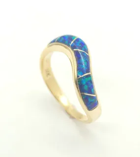 Blue Opal Ring