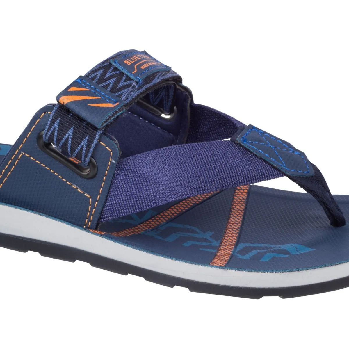 Blue Tyga Gents Textured Thong Sandal  - BT1310 Blue