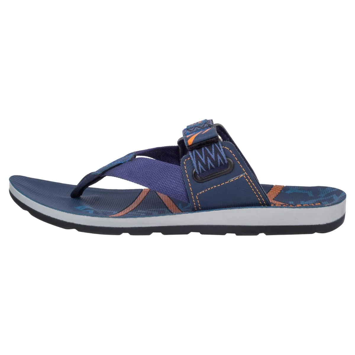 Blue Tyga Gents Textured Thong Sandal  - BT1310 Blue