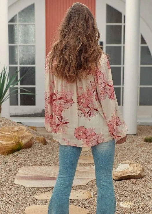 Blush Print Top