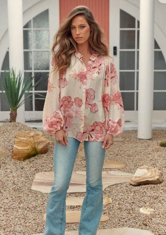 Blush Print Top