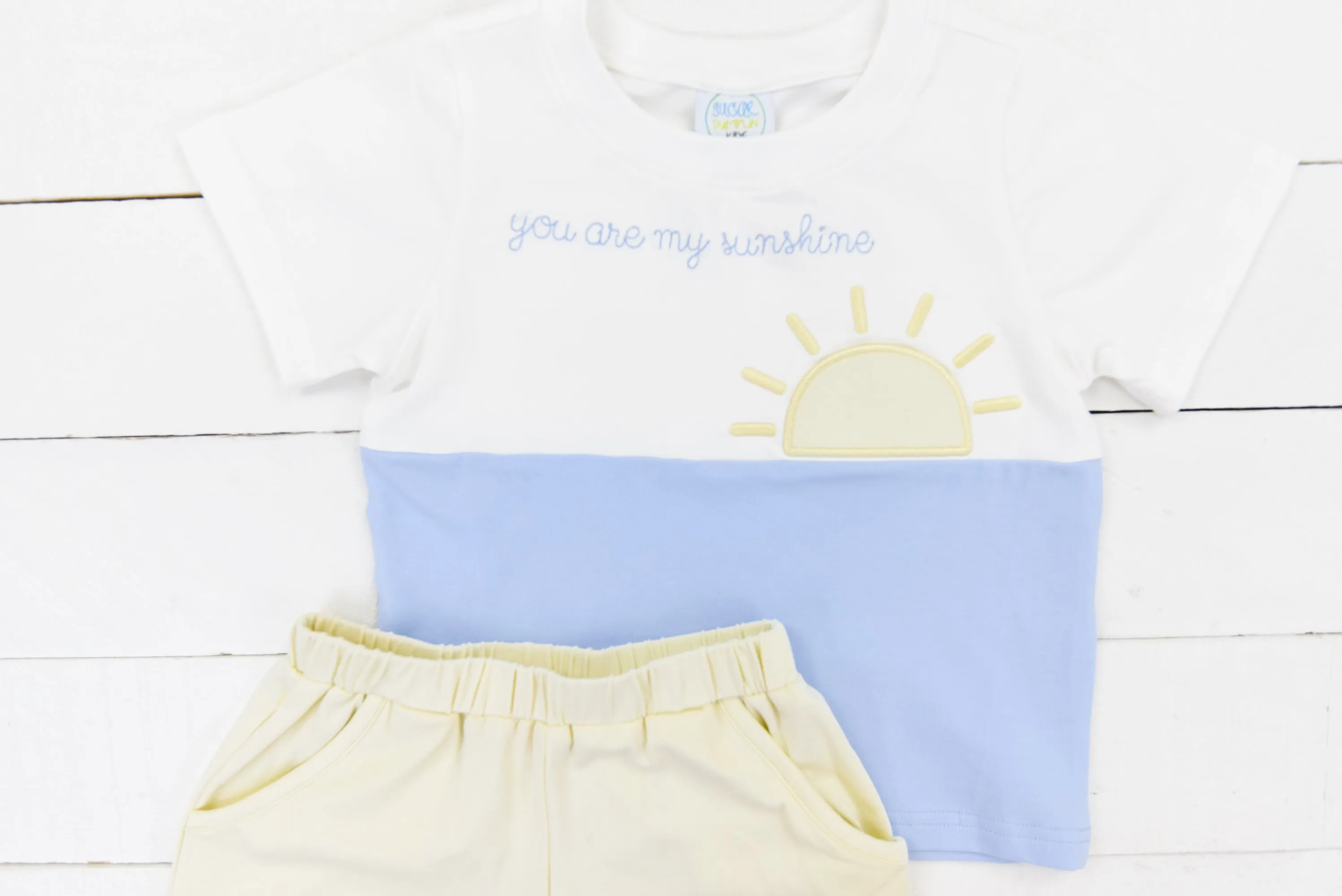 Boys Sweet Sunshine Short Set