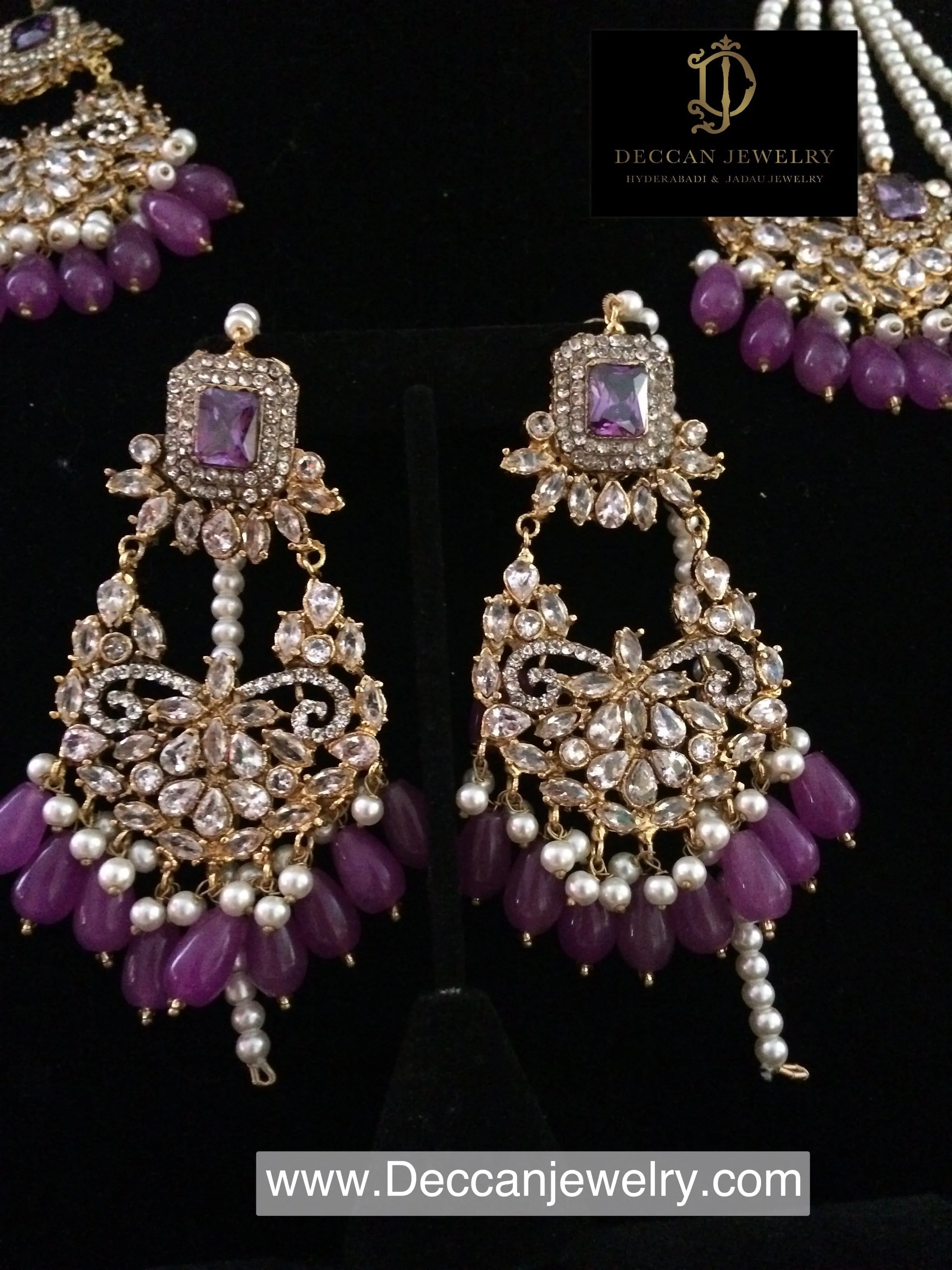 BR37 Aima  choker set (amethyst) (READY TO SHIP)  )