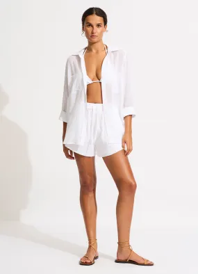 Breeze Beach Shirt - White