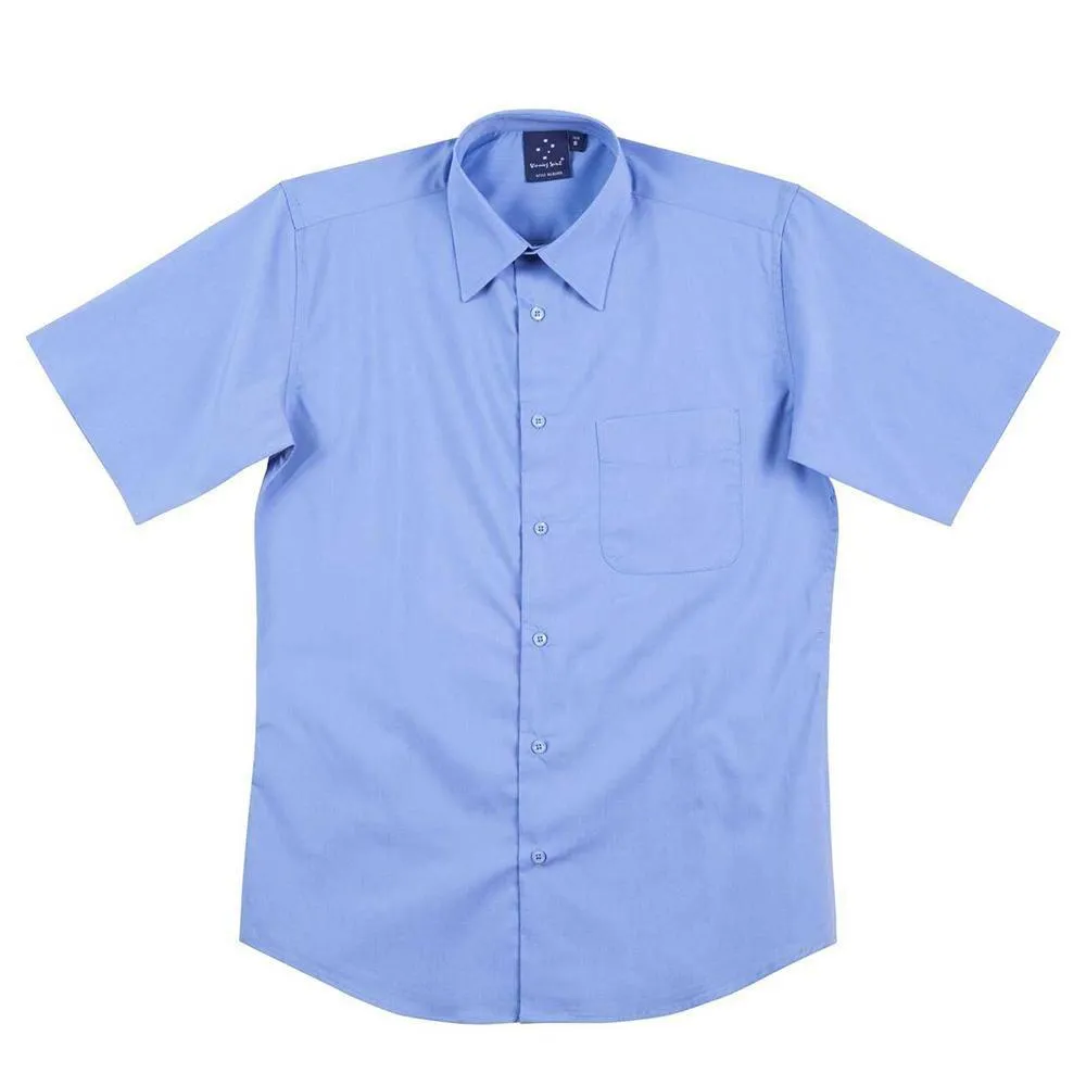 BS08S Men's Telfon Executive Short Sleeve Shirt