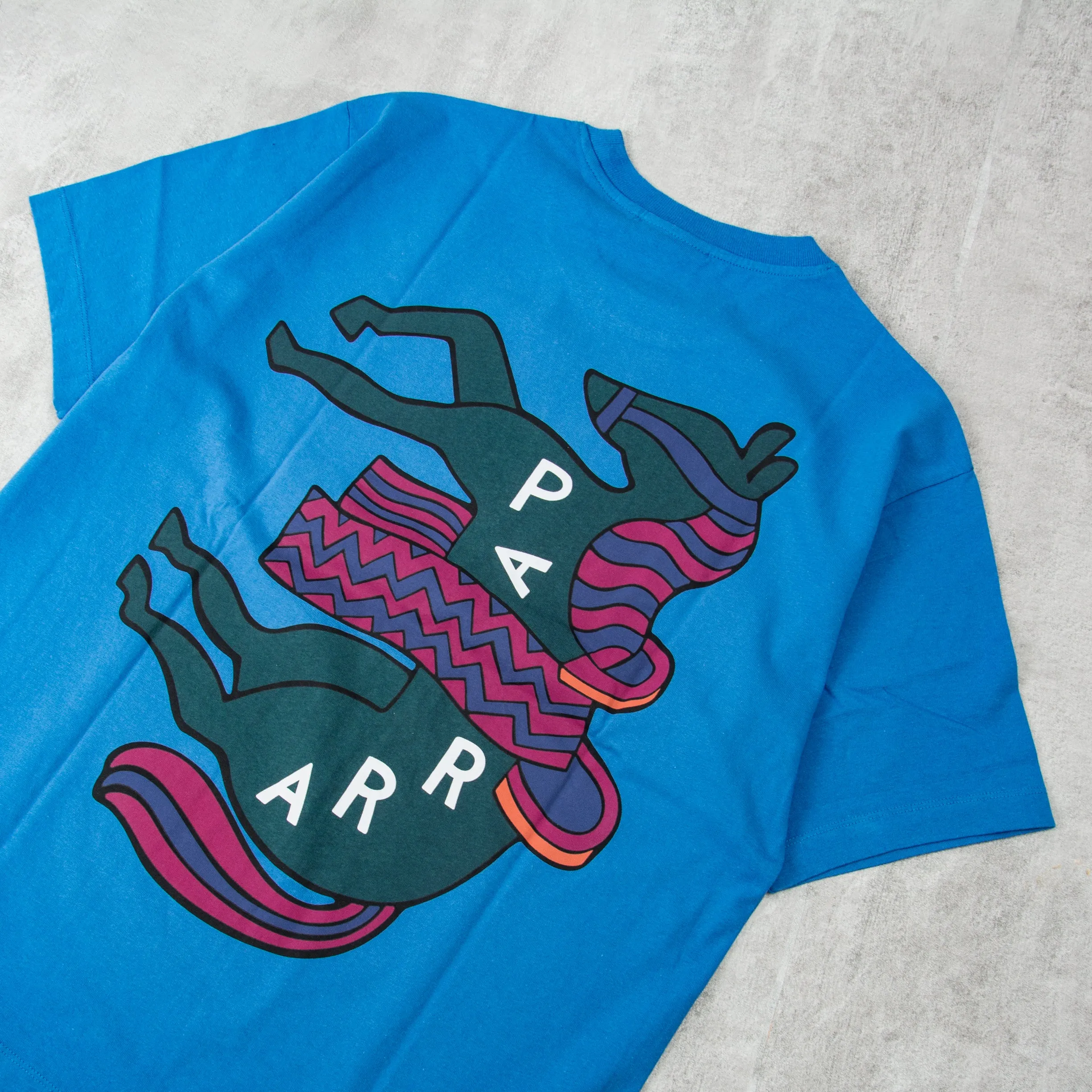 By Parra Fancy Horse T Shirt - Azure