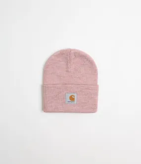 Carhartt Acrylic Watch Hat Beanie - Glassy Pink Heather