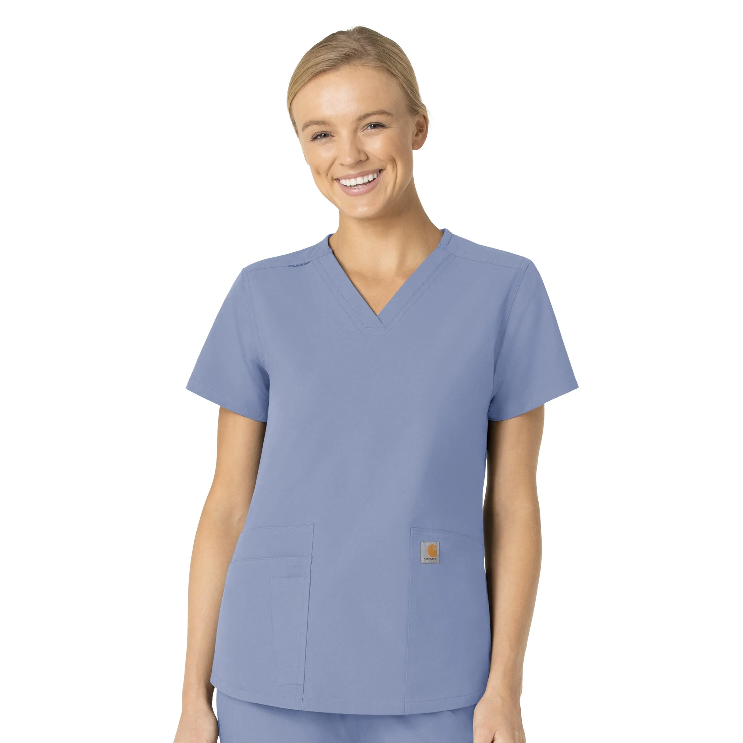 Carhartt Force Essentials Women's V-Neck Scrub Top C12113