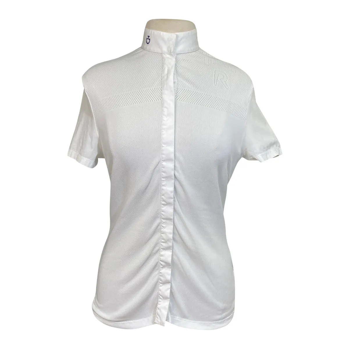 Cavalleria Toscana 'Revo' Polo in White - Women's Medium