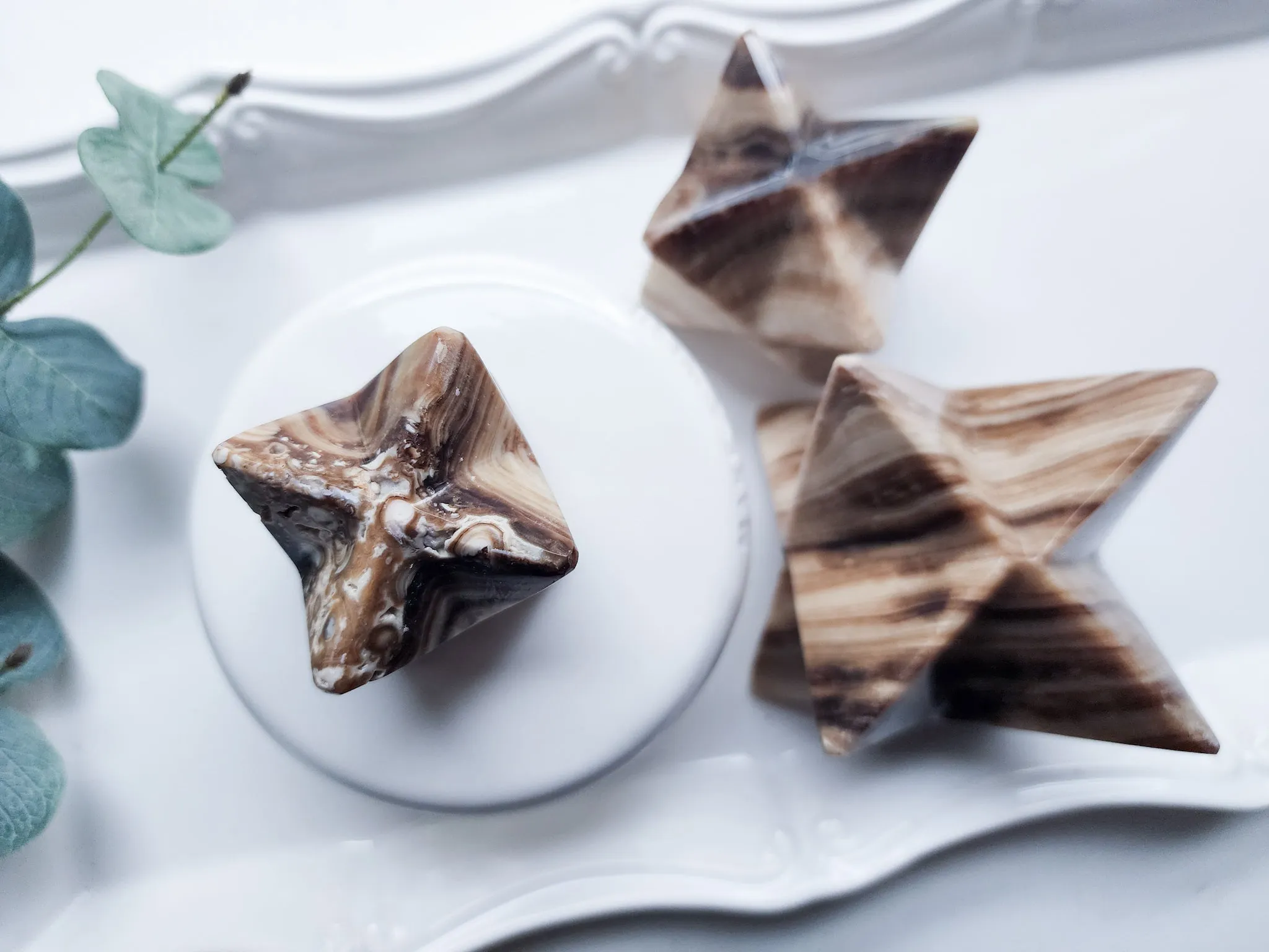 Chocolate Calcite Merkaba