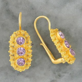 Clara Reve Amethyst Earrings