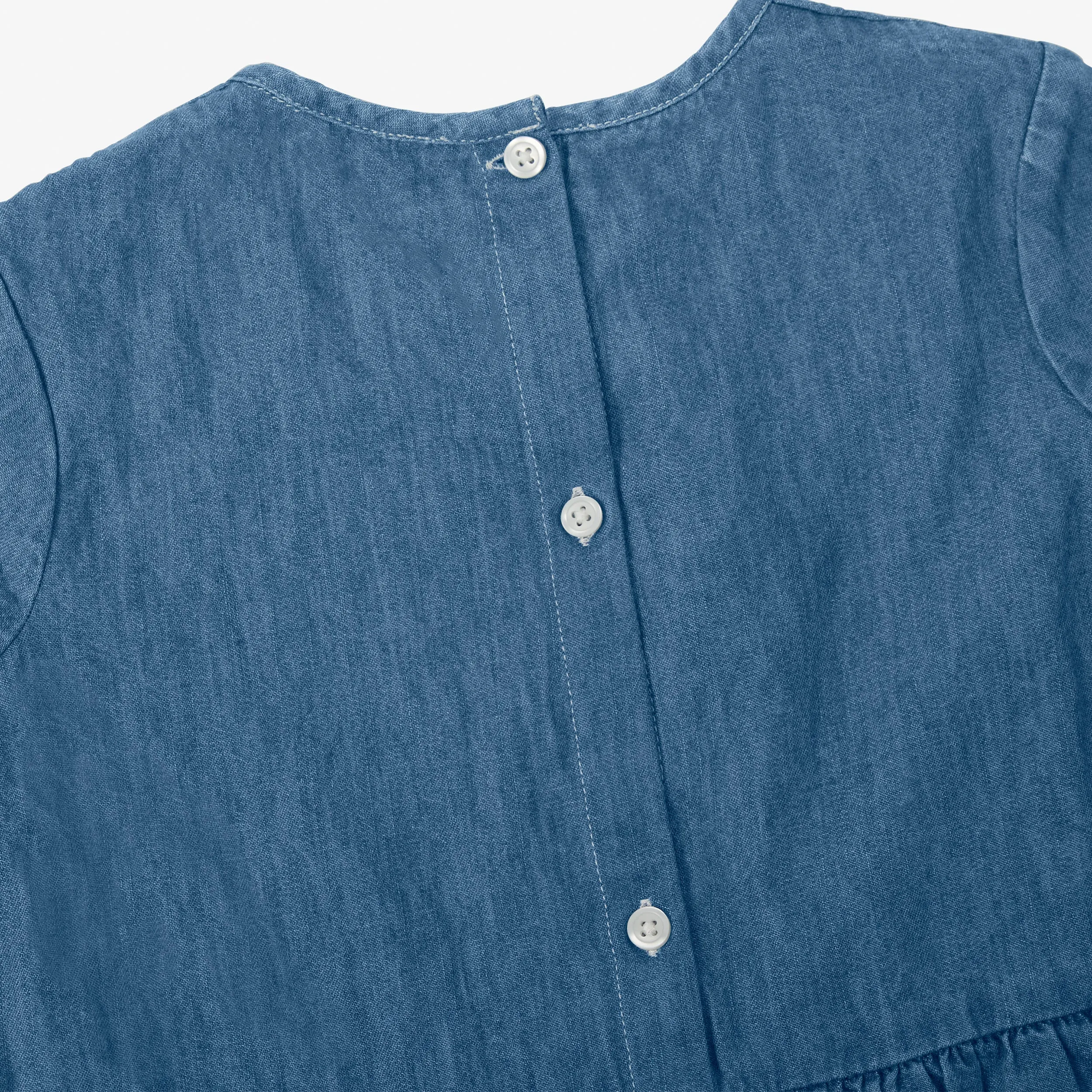 Clearance long sleeve chambray dress