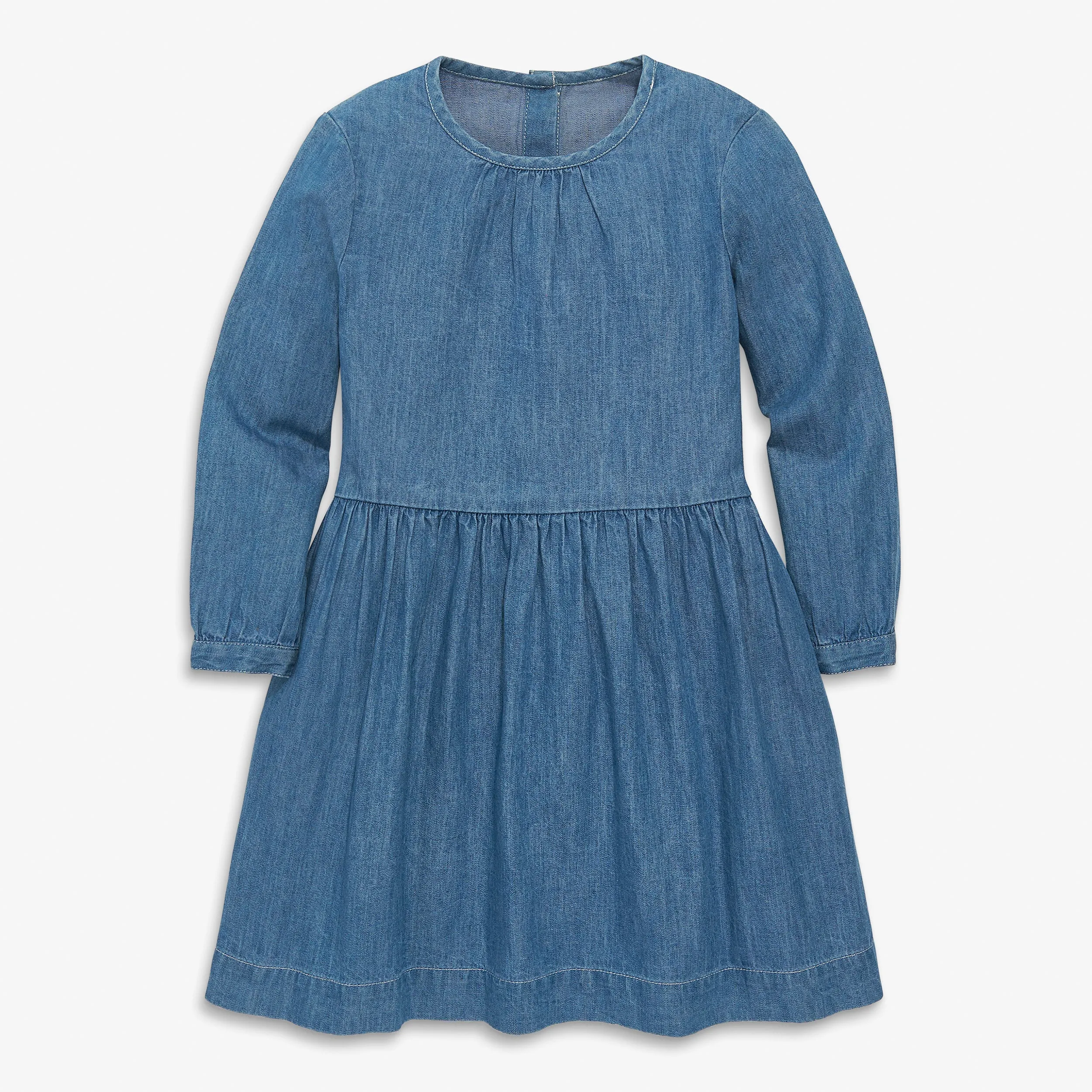 Clearance long sleeve chambray dress