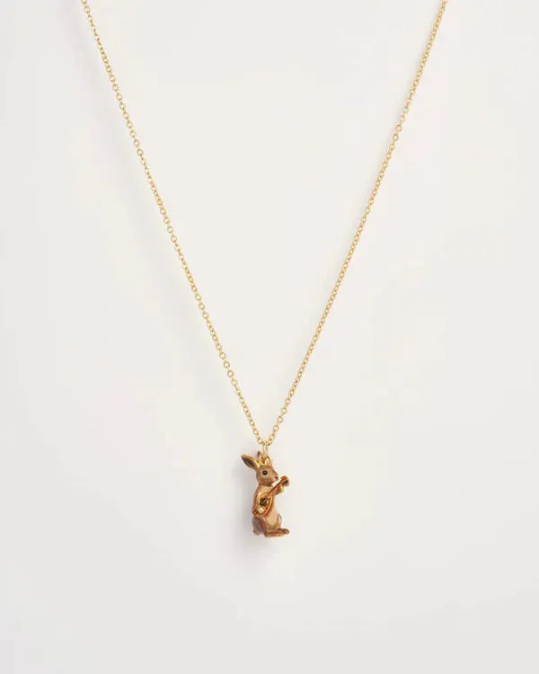 Fable - Short Necklace - Demetrius Rabbit