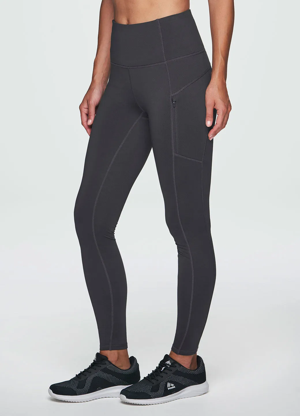 Fleece Lined Zip Pocket Legging