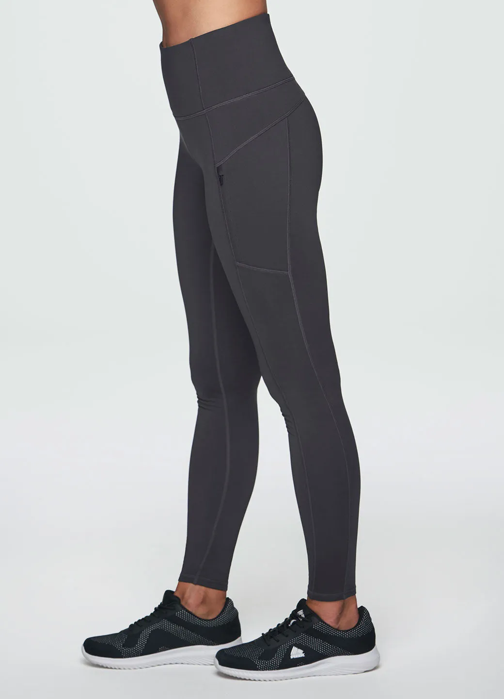 Fleece Lined Zip Pocket Legging