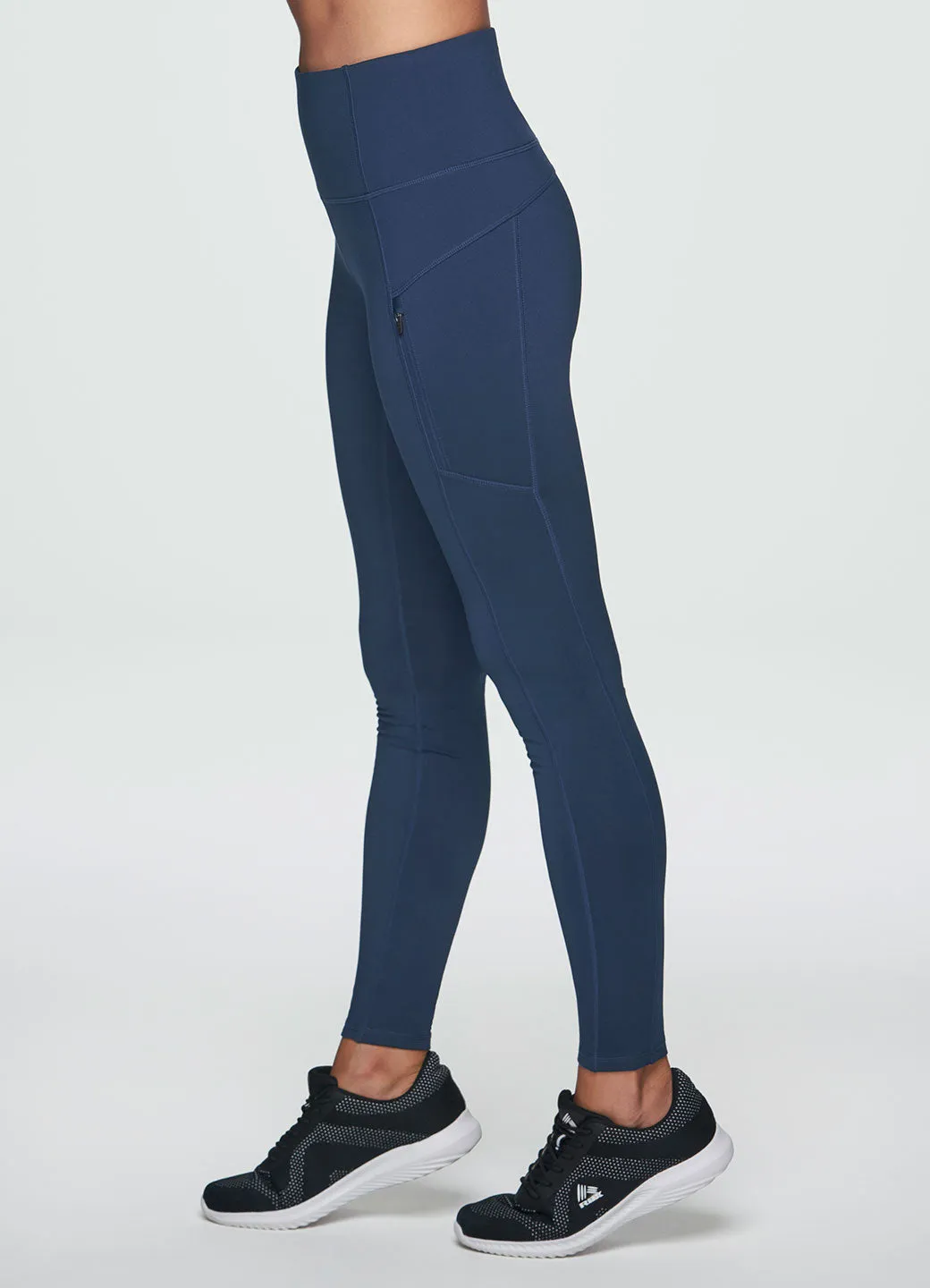 Fleece Lined Zip Pocket Legging