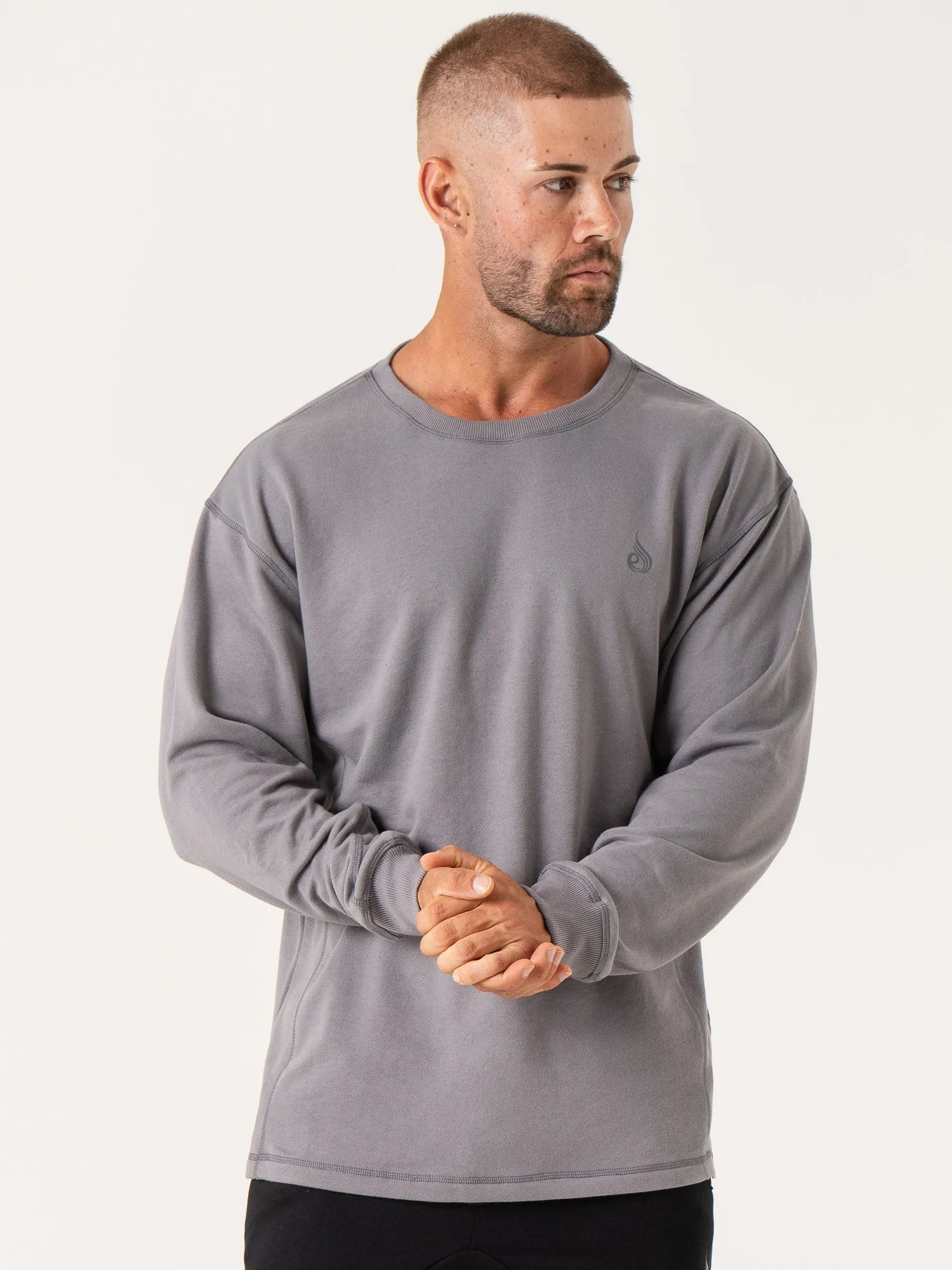 Force Crew Neck - Charcoal