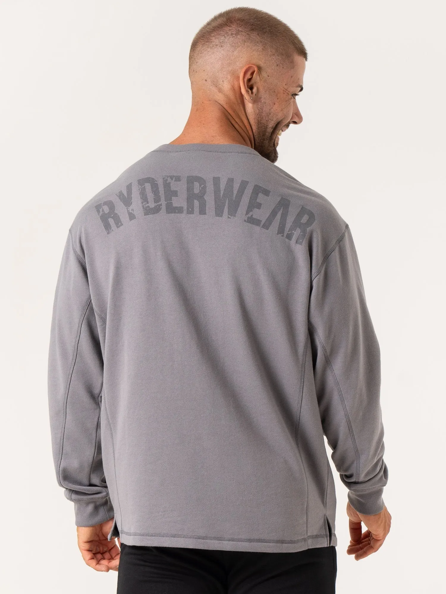 Force Crew Neck - Charcoal