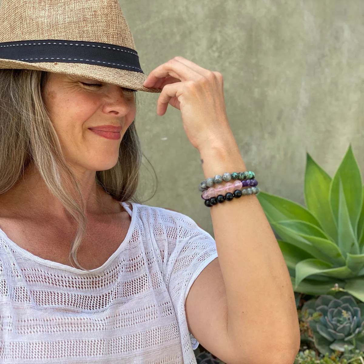 Gemstone Bracelets for Gratitude, Resilience and Finding Adventures