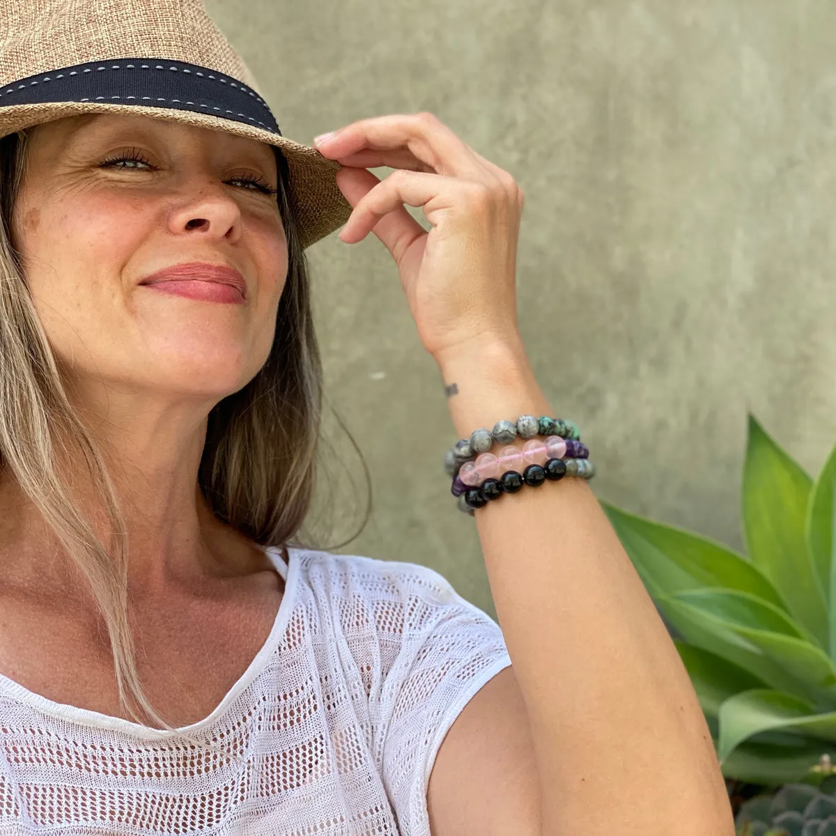 Gemstone Bracelets for Gratitude, Resilience and Finding Adventures