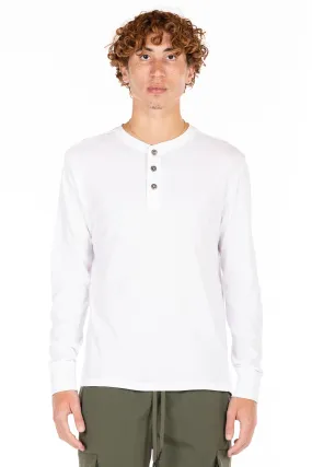 Henley Tee - White