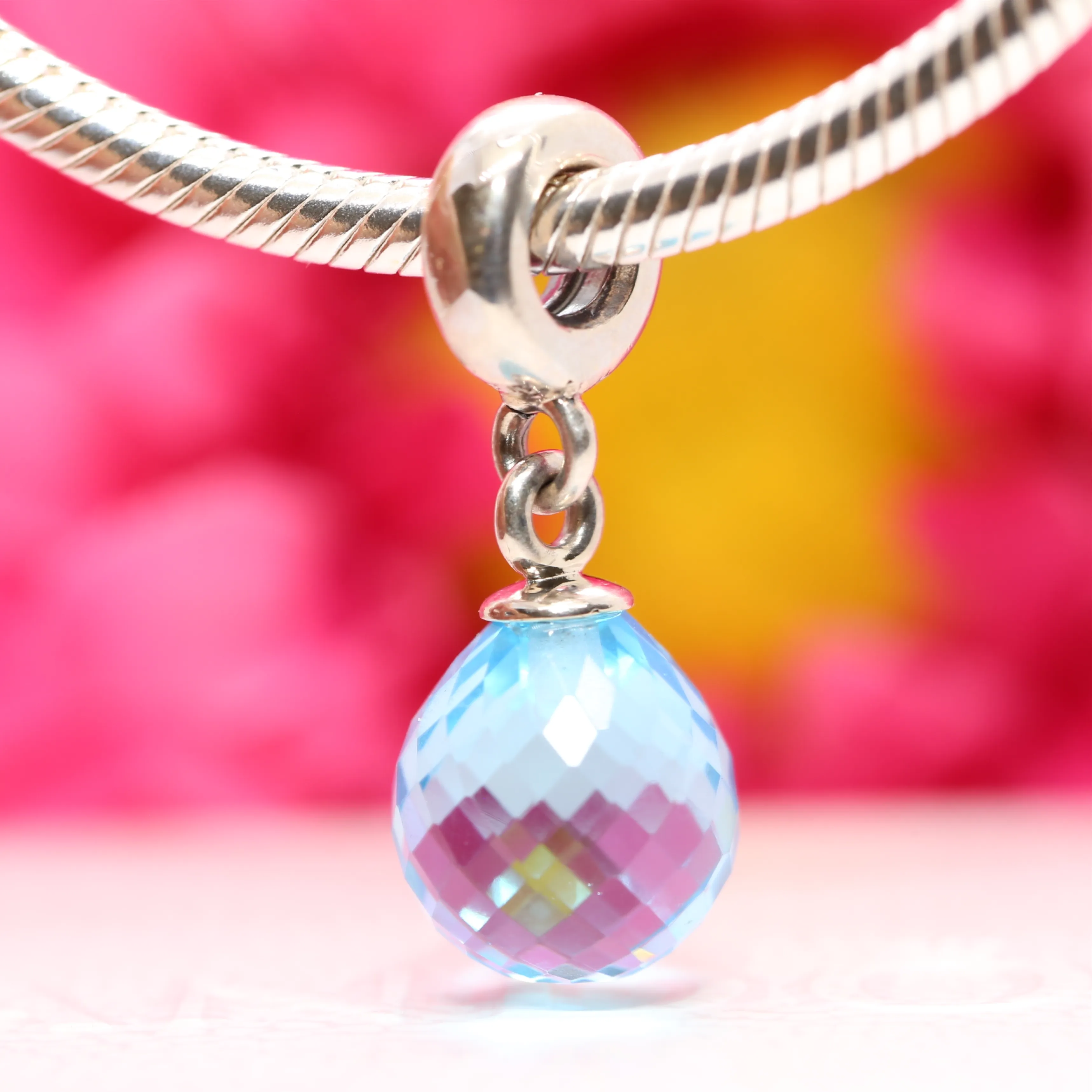 Ice Blue Fascinating Beauty Charm 791602CLB