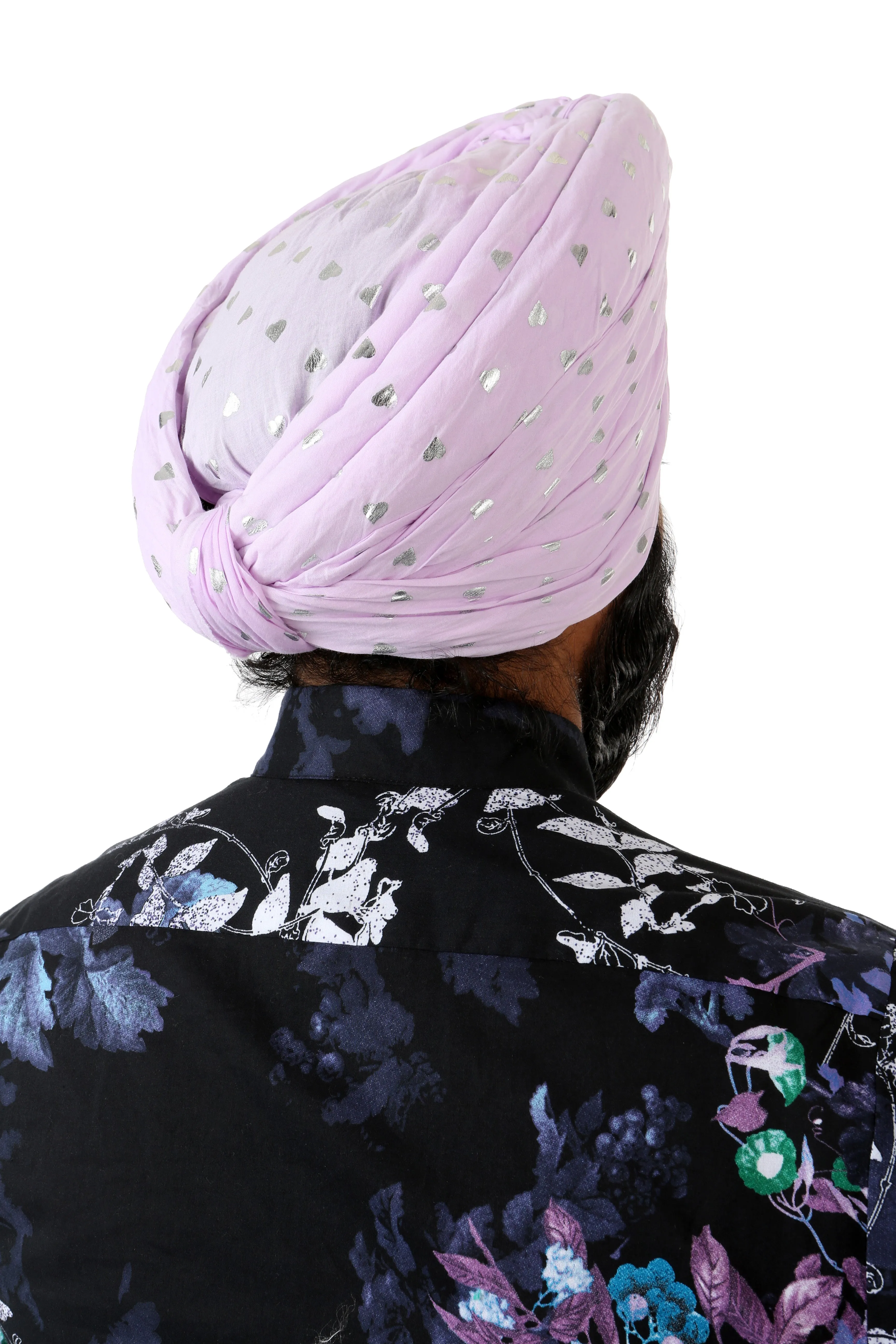 MAHA Metallic Hearts Turban