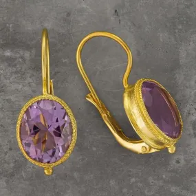 Maharashtra Amethyst Earrings