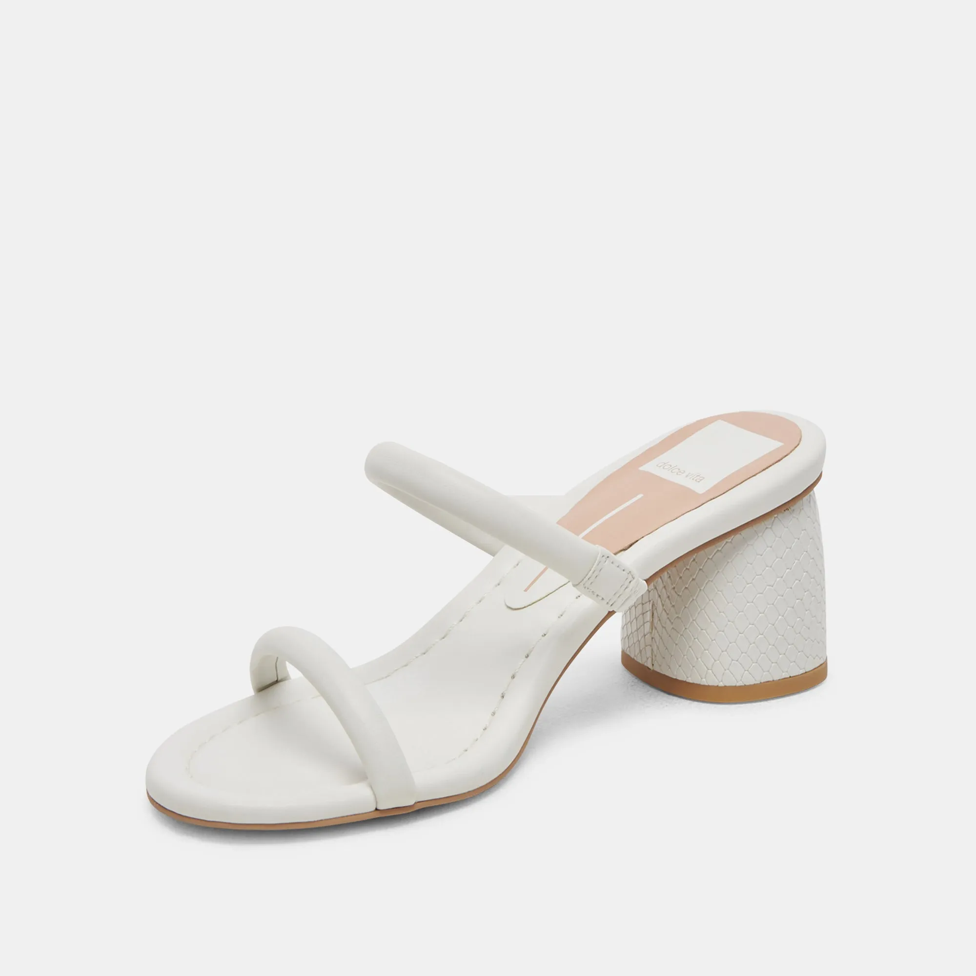 MANDIE HEELS WHITE STELLA