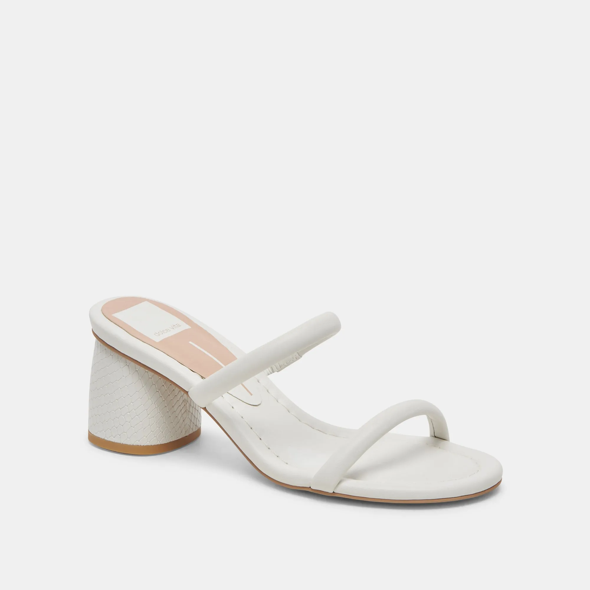 MANDIE HEELS WHITE STELLA