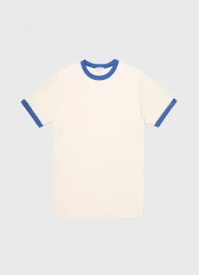 Men's Classic Ringer T-shirt in French Blue