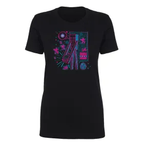 Minecraft Acid Sketch Enderman Women's Short Sleeve T-Shirt