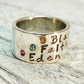 Mothers Birthstone Ring