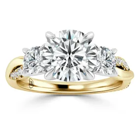 Natasha - 18ct Yellow Gold - Round