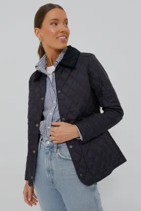 Navy Annandale Quilted Jacket