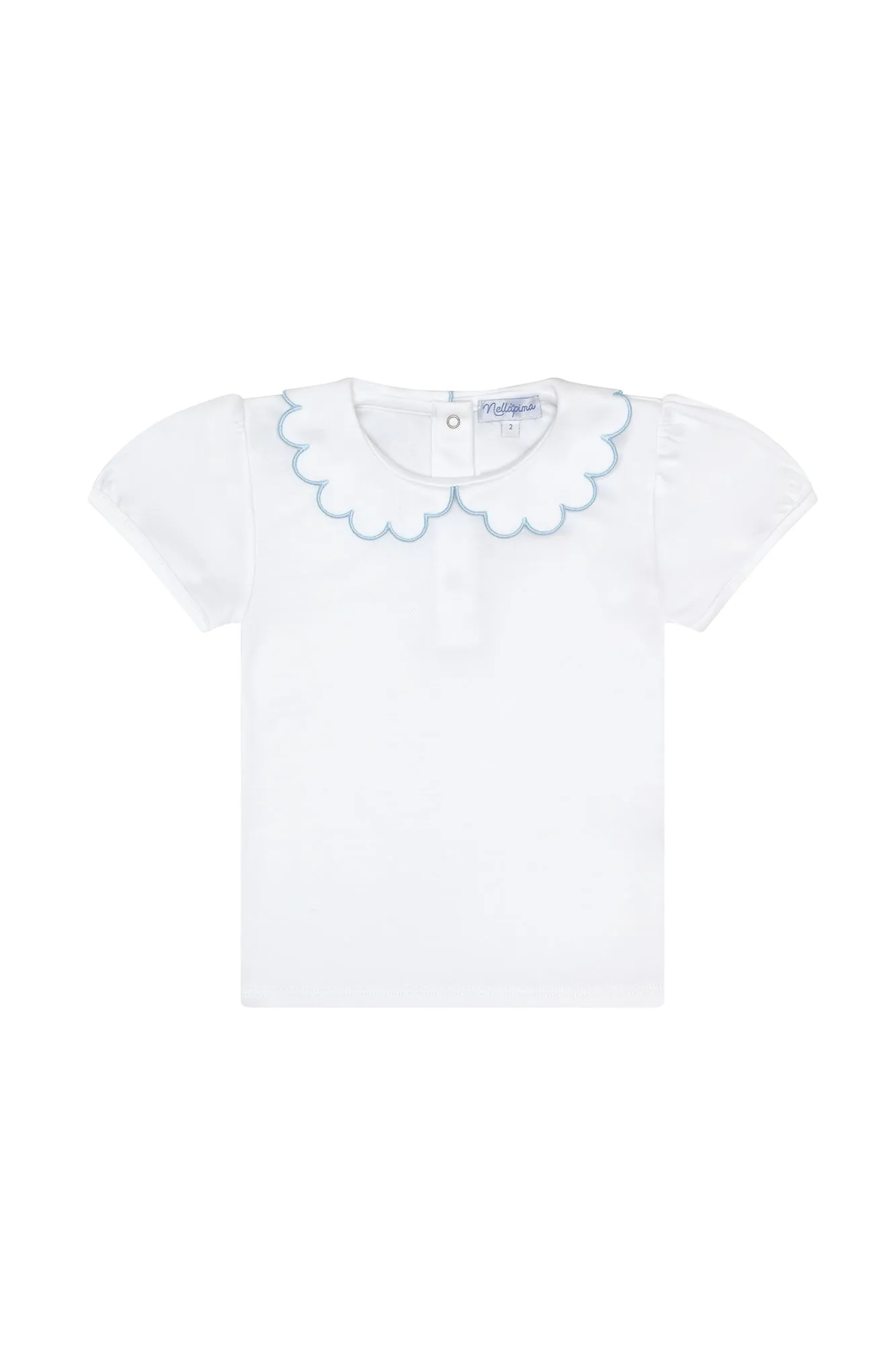 Nella Scallops Short Sleeve Tee