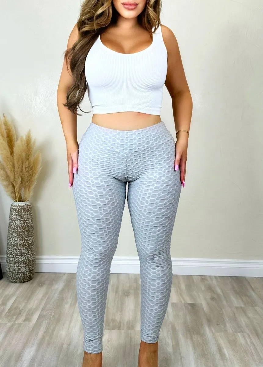 New View Butt Lifting Leggings Gray