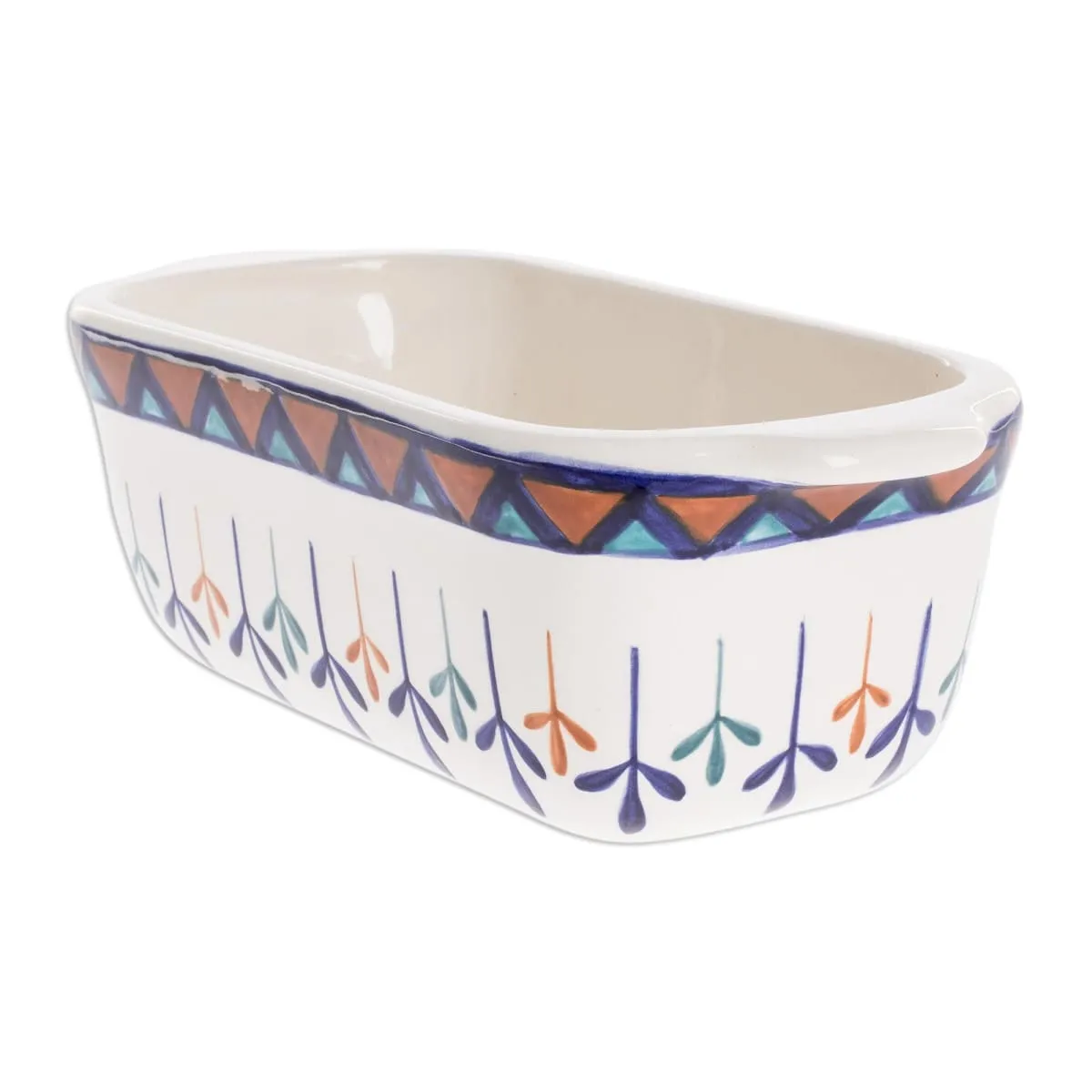 Novica Antigua Breeze Ceramic Baking Dish