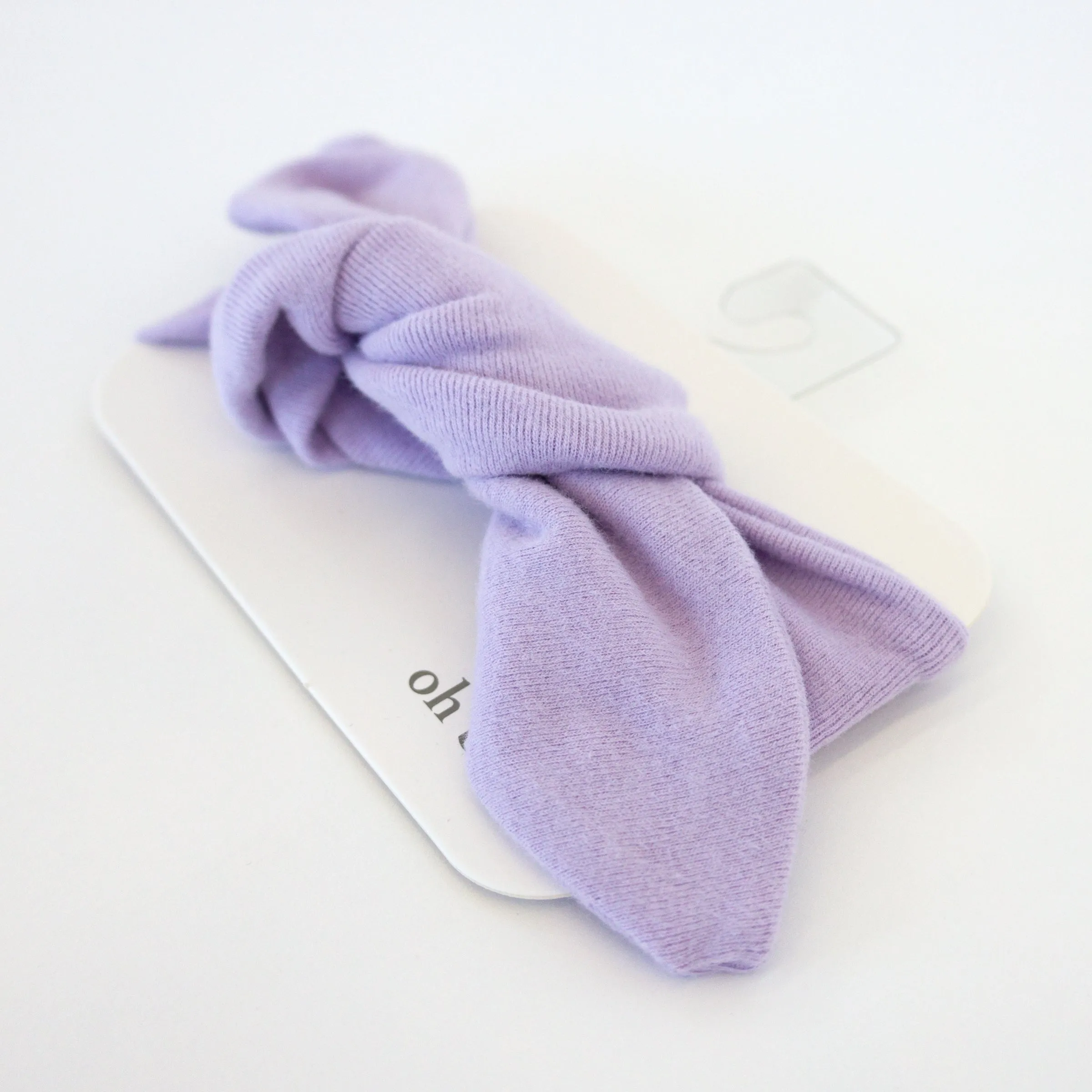 oh baby! Tie Turban Baby Rib Headband - Orchid