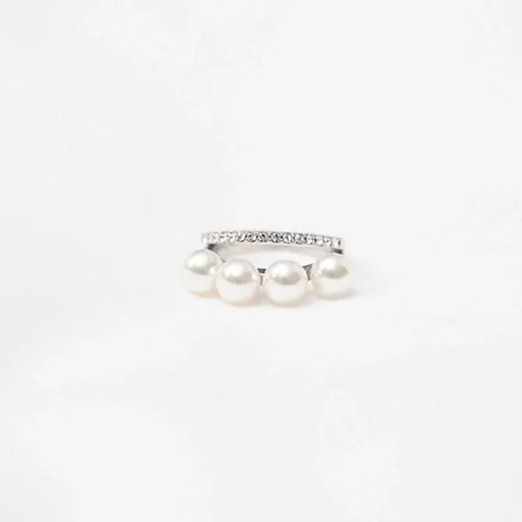 Perla Double Layered Ring